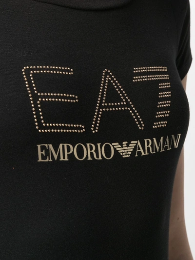 Shop Ea7 Cotton T-shirt In Black