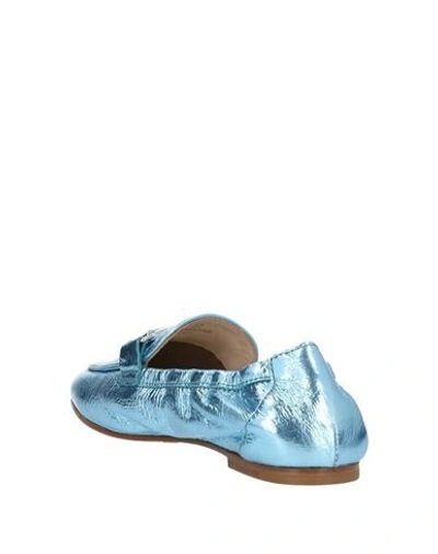 Tod's Loafers In Azure