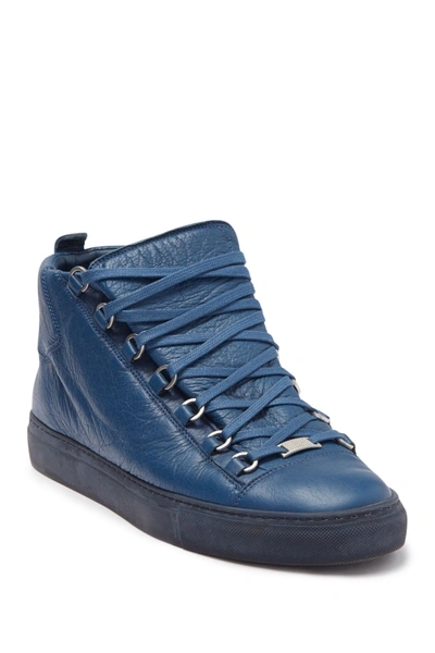 Balenciaga Arena High Top Sneaker In Dk.night |