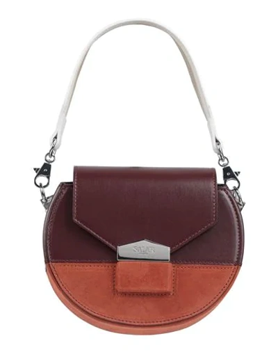 Shop Salar Handbags In Dark Brown