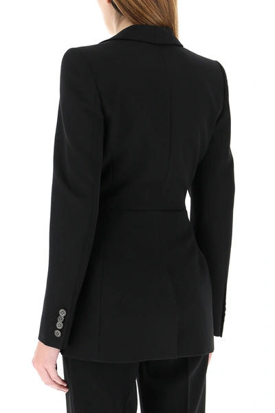 Shop Givenchy Black Wool Blazer  Nd  Donna 38f