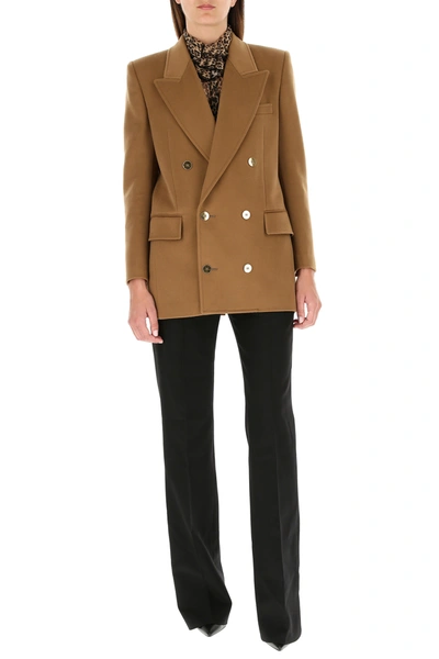 Shop Saint Laurent Cappotto-40f In Nd