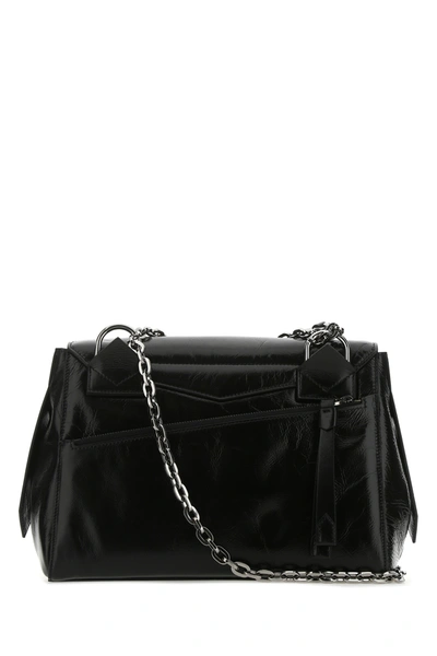 Shop Givenchy Black Leather Medium Id Handbag  Nd  Donna Tu