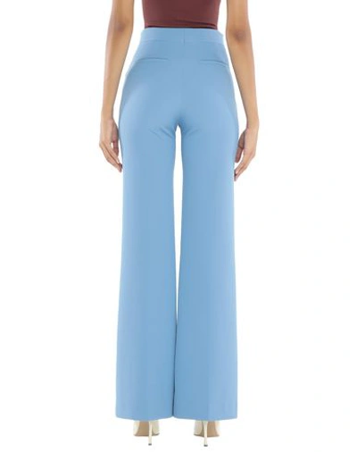 Shop Victoria Victoria Beckham Victoria, Victoria Beckham Woman Pants Sky Blue Size 10 Polyester, Elastane, Cotton