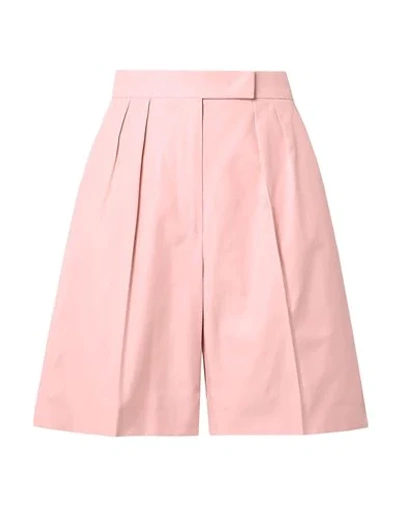 Shop Max Mara Shorts & Bermuda Shorts In Light Pink