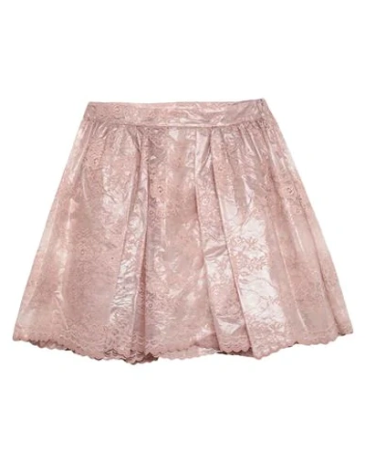 Shop Moschino Woman Mini Skirt Pink Size 6 Polyamide, Polyurethane