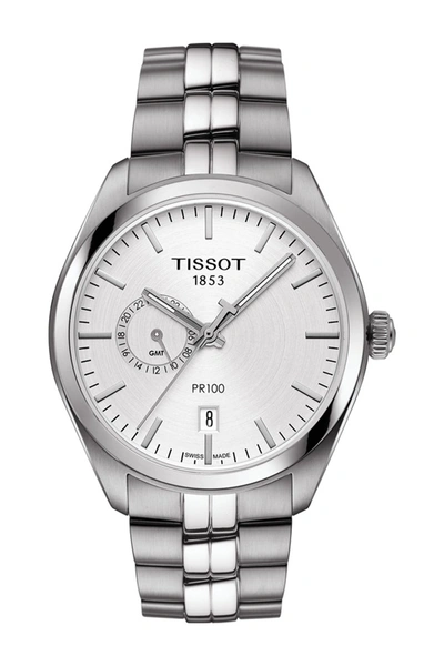 Shop Tissot Men's Pr 100 Dual Time Watch