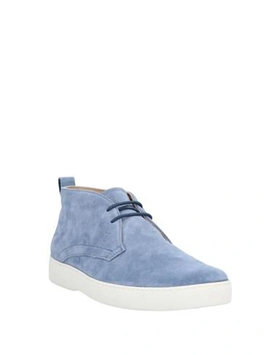 Tod's Ankle Boots In Blue
