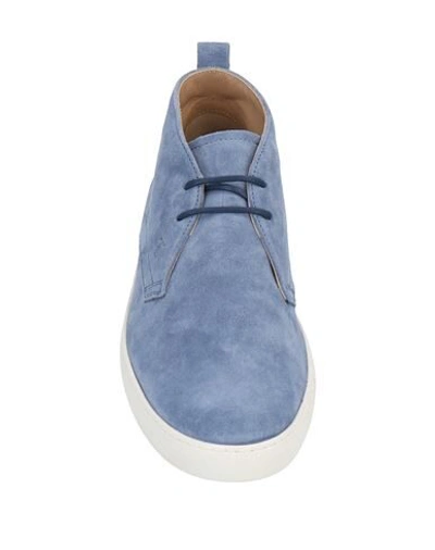 Tod's Ankle Boots In Blue