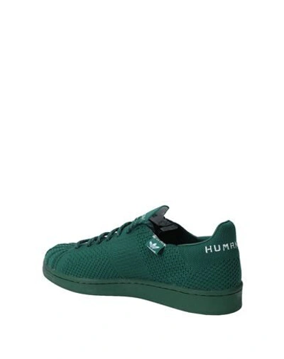 Shop Adidas Originals By Pharrell Williams Sneakers In Emerald Green