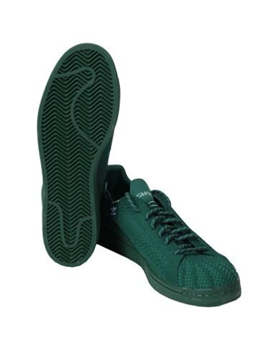 Shop Adidas Originals By Pharrell Williams Sneakers In Emerald Green