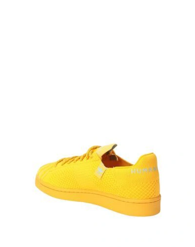 Shop Adidas Originals By Pharrell Williams Sneakers In Yellow