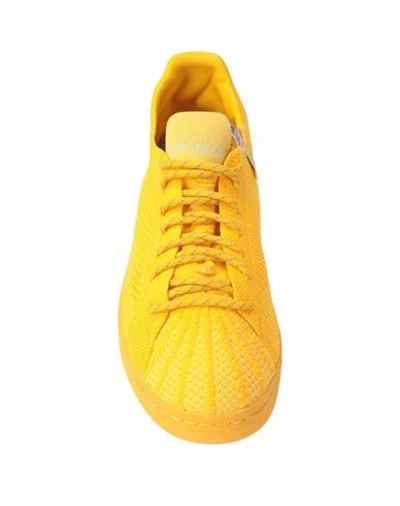 Shop Adidas Originals By Pharrell Williams Sneakers In Yellow