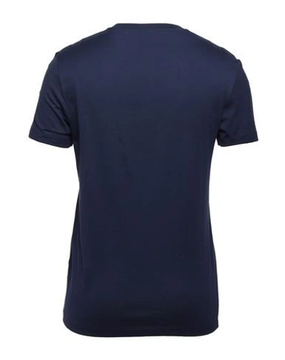 Shop Versace Man T-shirt Midnight Blue Size Xl Cotton, Wool, Acetate
