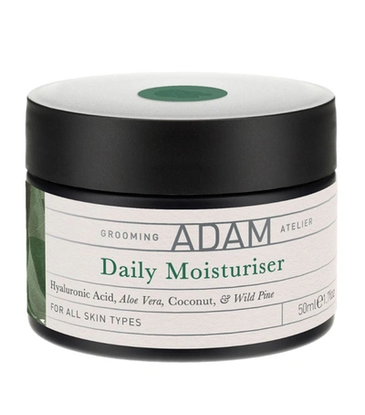 Shop Adam Grooming Atelier Daily Moisturiser (50ml) In White