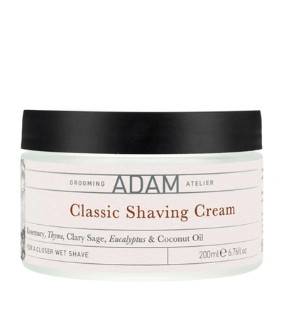 Shop Adam Grooming Atelier Classic Shaving Cream (200ml) In White