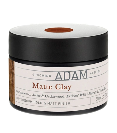Shop Adam Grooming Atelier Matte Clay (50ml) In White
