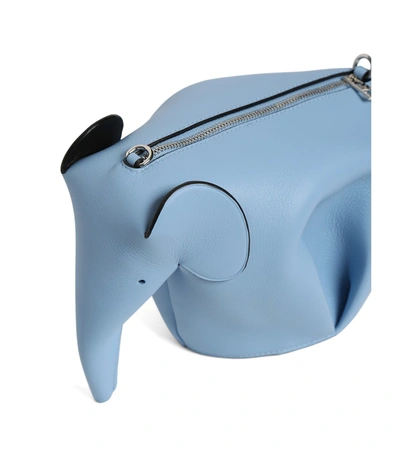 Shop Loewe Elephant Crossbody Bag, In Light Blue