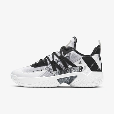 Shop Jordan One Take Ii Basketball Shoe In White,black,wolf Grey,black
