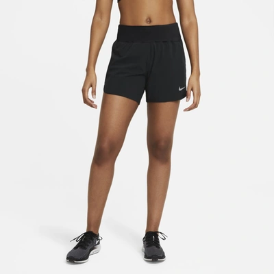 Shop Nike Women's Eclipse Running Shorts In Black
