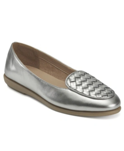 Shop Aerosoles Women's Brielle Casual Flats In Silver