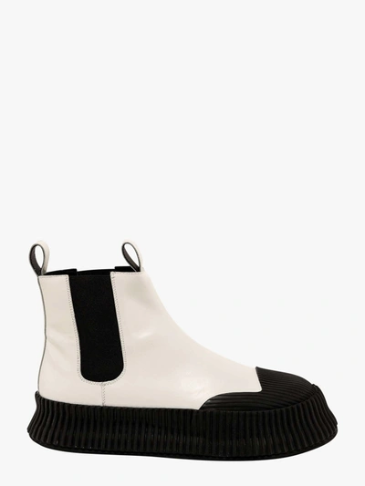 Shop Jil Sander Boots In White