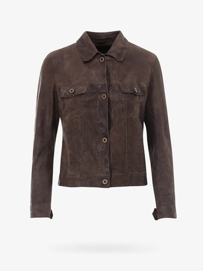 Shop Salvatore Santoro Jacket In Brown