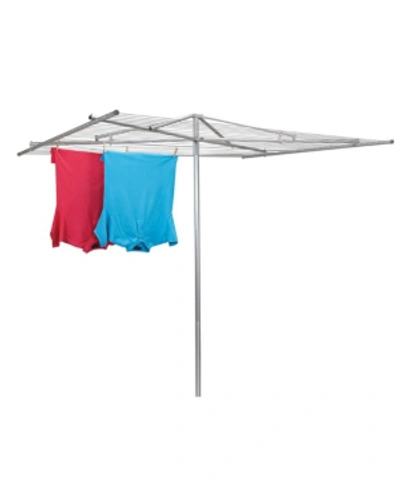 Shop Household Essentials Parallel Clothesline Outdoor Dryer In Silver