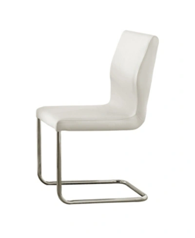 Furniture Hugo Upholstered Side Chairs (set Of 2) In White