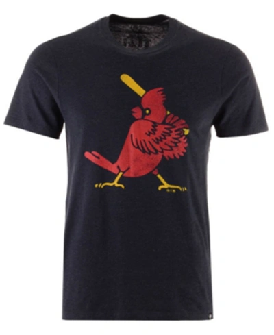 Shop 47 Brand Men's St. Louis Cardinals Club Logo T-shirt In Navy