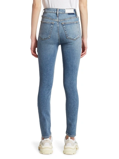 Shop Re/done Women's Ultra High-rise Distressed Jeans In Fade Away Destroy