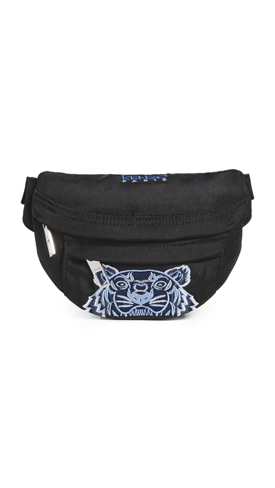 Shop Kenzo Mini Belt Bag In Black