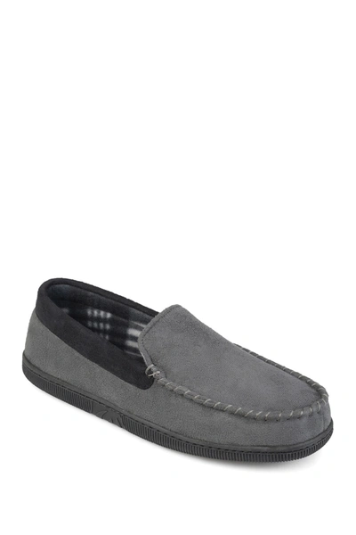 Shop Vance Co. Slater Moccasin Slipper In Grey