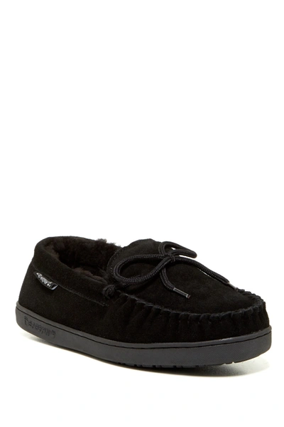 Shop Bearpaw Moc Ii Slipper In Black