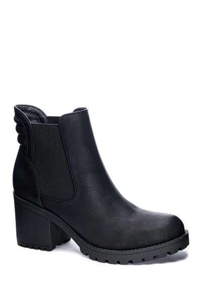 Shop Dirty Laundry Levi Lug Sole Chelsea Boot In Black