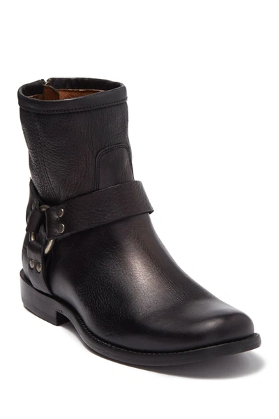 Shop Frye Portia Harness Short Boot In Black