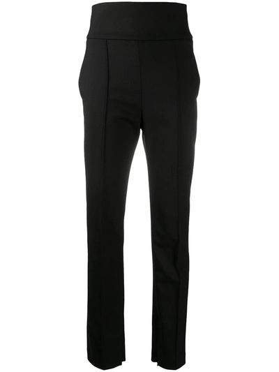 Shop Alexandre Vauthier Wool Trousers In Black