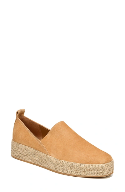 Shop Vince Saxon Espadrille Platform Sneaker In Tan