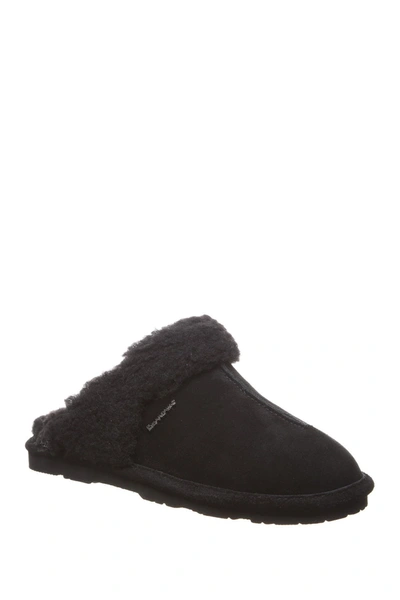 Bearpaw Loketta Genuine Sheepskin Fur Lined Slipper In Black Ii