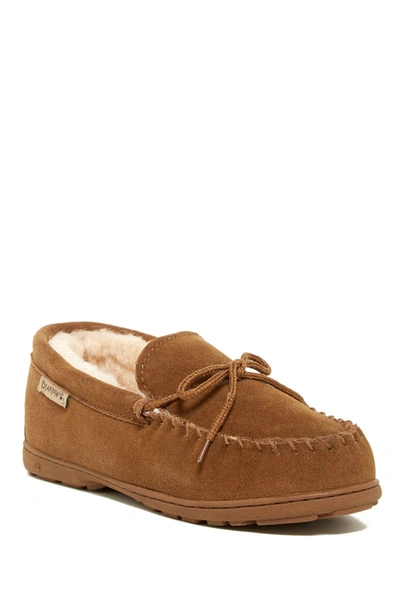 Bearpaw Mindy Genuine Sheepskin Fur Lined Slipper In Hickory Ii