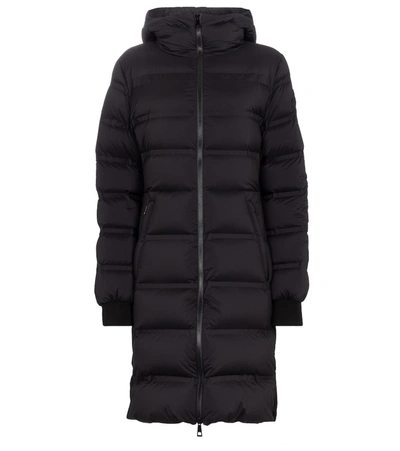 Shop Moncler Sceptrum Hooded Down Coat In Black