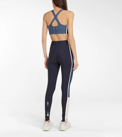 Shop The Upside Puerto Yoga Stretch-jersey Leggings In Blue