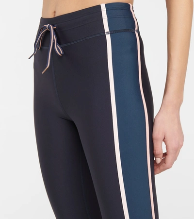 Shop The Upside Puerto Yoga Stretch-jersey Leggings In Blue