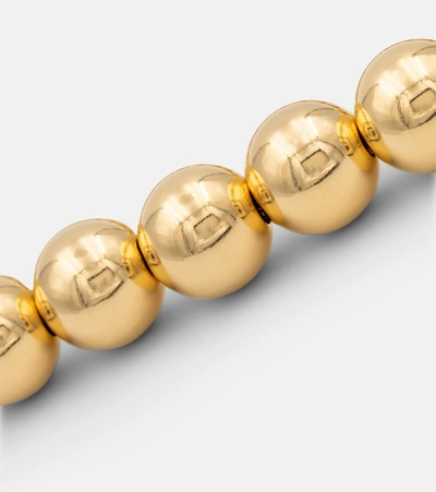 Shop Jil Sander Sphere Necklace In Gold