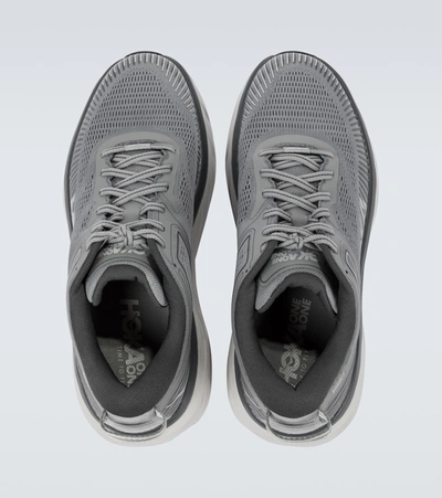 Shop Hoka One One Bondi 7 Sneakers In Grey