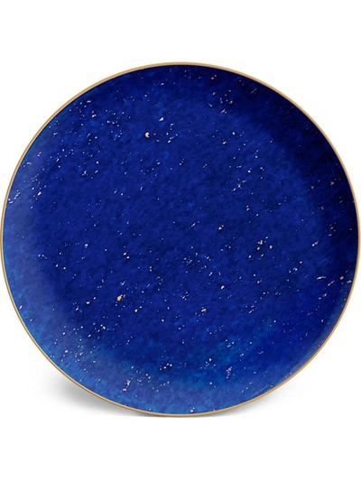 Shop L'objet Lapis Charger Plate (31cm) In Blue