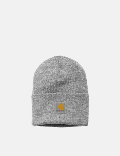 Shop Carhartt -wip Watch Beanie Hat In Grey