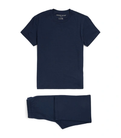 Shop Derek Rose Kids Basel T-shirt And Trouser Set (3-16)