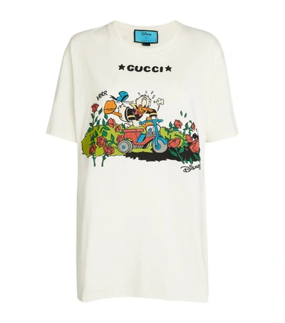 Shop Gucci + Disney Donald Duck T-shirt