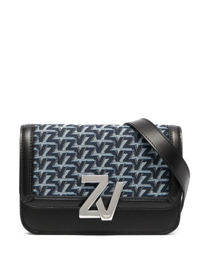Shop Zadig & Voltaire Monogram Pattern Belt Bag In Black